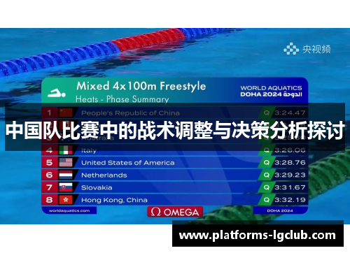 中国队比赛中的战术调整与决策分析探讨 中国队比赛中的战术调整与决策分析探讨