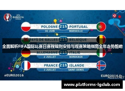 全面解析FIFA国际比赛日赛程规则安排与观赛策略指南全年走势前瞻
